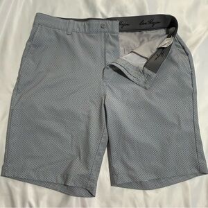 Ben Hogan Golf Shorts Mens 34 Gray Performance Stretch Flat Front
